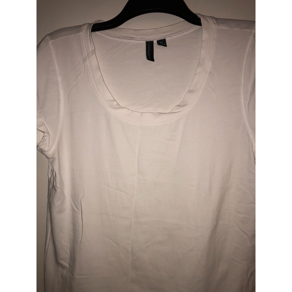 Short Sleeve Tshirt White✨Scoop Neck